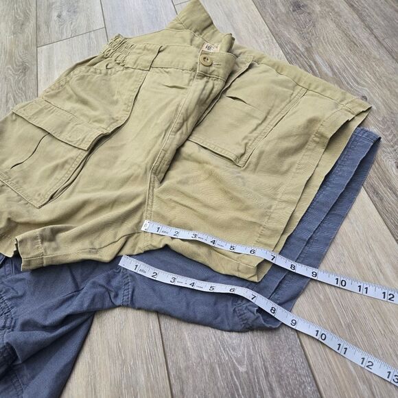 Red Head Men's Shorts 2 Pair Cargo Tan And Blue Size 40 - Picture 8 of 10